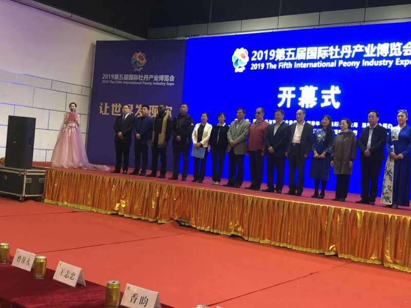 王連崗出席4月19日第五屆國際牡丹產業博覽會開幕式
